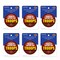 6 Pack Beistle Proud To Support Our Troops Button- Marines- Red